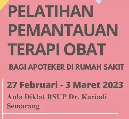 Gambar Konten Pelatihan Pemantauan Terapi Obat